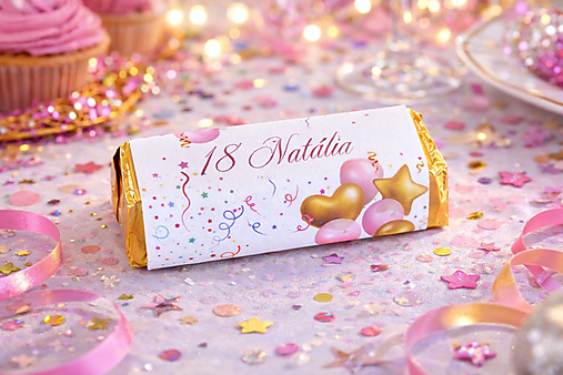 Darčeky pre svadobčanov - Personalizované čokoládky na oslavu - 18212847_
