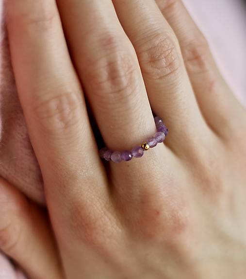 Prstene - Prsteň - ametyst - 18211934_