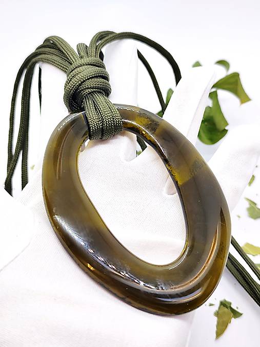 Náhrdelník z vínových fliaš "HEDVIGA"