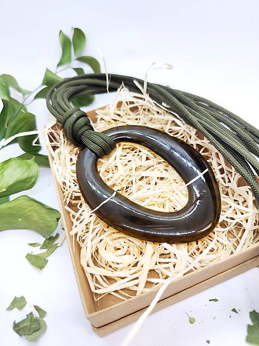 Náhrdelník z vínových fliaš "HEDVIGA"