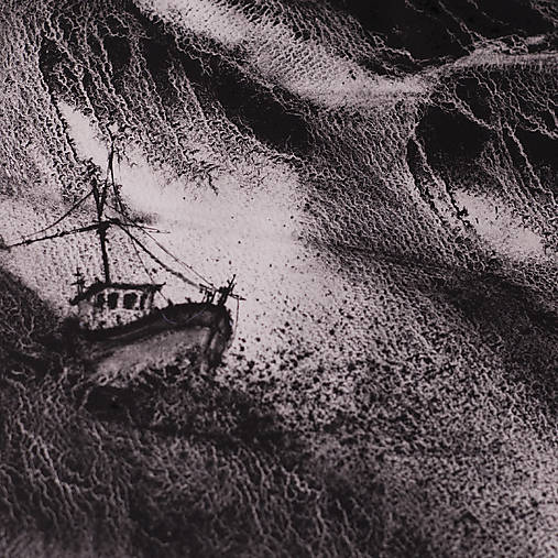 "Návrat z lovu" (akvarel)