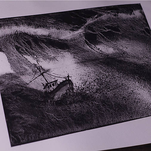 "Návrat z lovu" (akvarel)