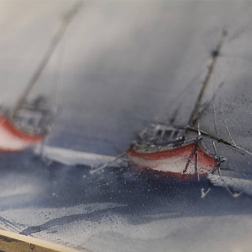 "Zimný spánok" (akvarel)