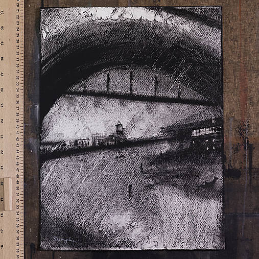 "Pod mostom" (akvarel)