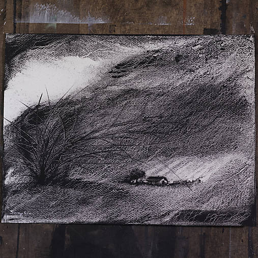 "Tiché miesto" (akvarel)