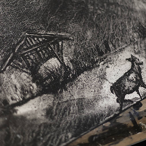 "Tichá noc" (akvarel)