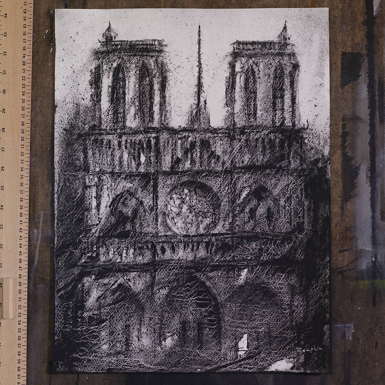 "Notre Dame" (akvarel)