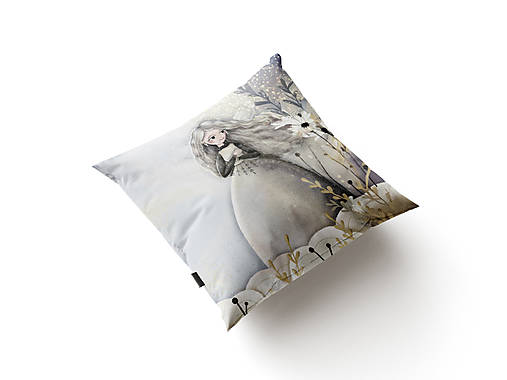 Úžitkový textil - Povlak na vankúš s ilustráciou z knihy Vivi a Lili v ríši víl, 40 x 40 cm (Víla Lenka Trpezlenka) - 18212366_