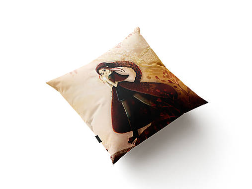 Úžitkový textil - Povlak na vankúš s ilustráciou z knihy Vivi a Lili v ríši víl, 40 x 40 cm (Víla Vedmila) - 18212370_