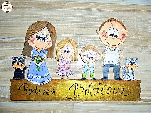 Tabuľky - Menovka - rodinka - 18215008_