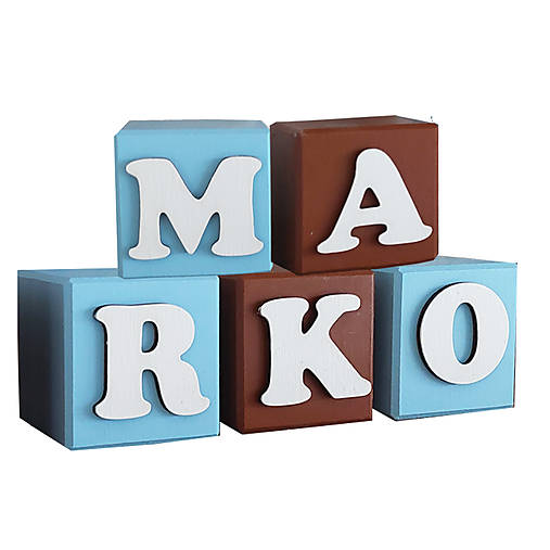 Meno na kockách 5,5cm cena za kus