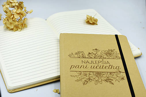 Papiernictvo - Zápisník " Skvelá pani učiteľka" - 18214719_