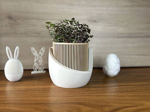 Nádoby - Japandi planter - Kvetináč - 18214975_