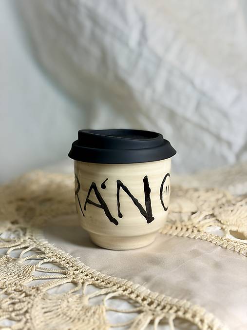 Keramický travel cup Ráno