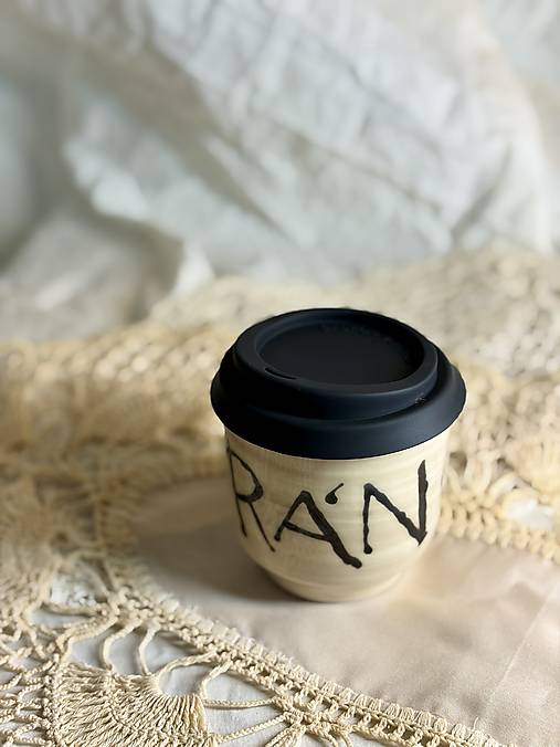 Keramický travel cup Ráno