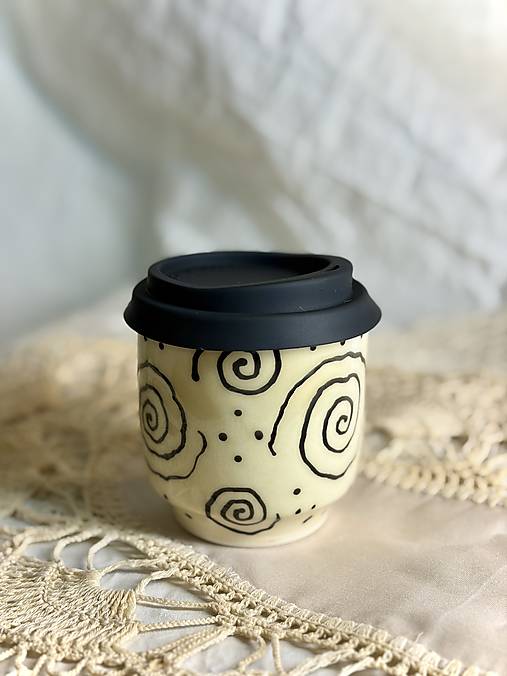 Keramický travel cup Spiral