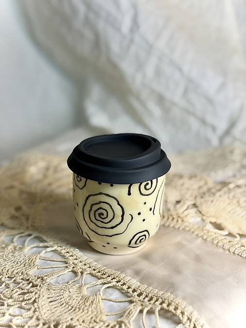 Keramický travel cup Spiral