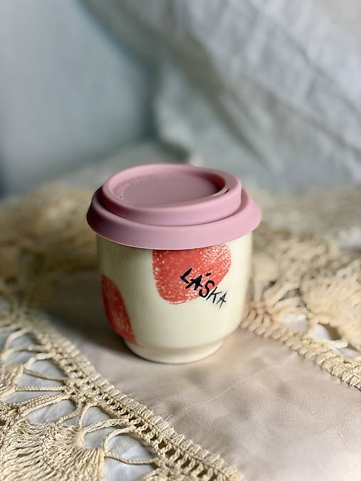 Keramický travel cup LÁSKA