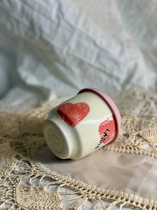 Keramický travel cup LÁSKA