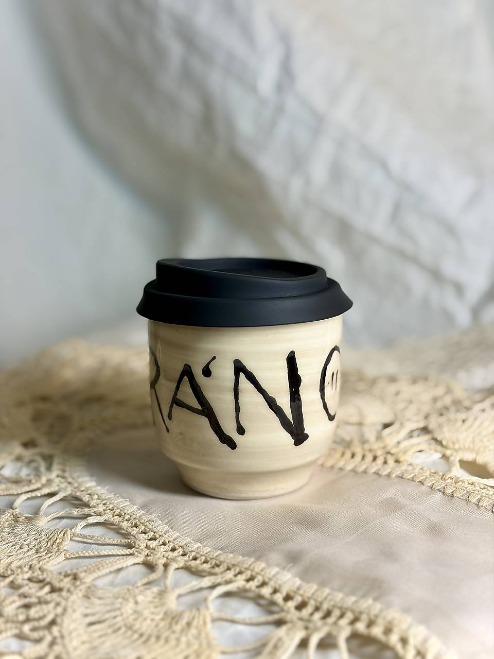 Keramický travel cup Ráno