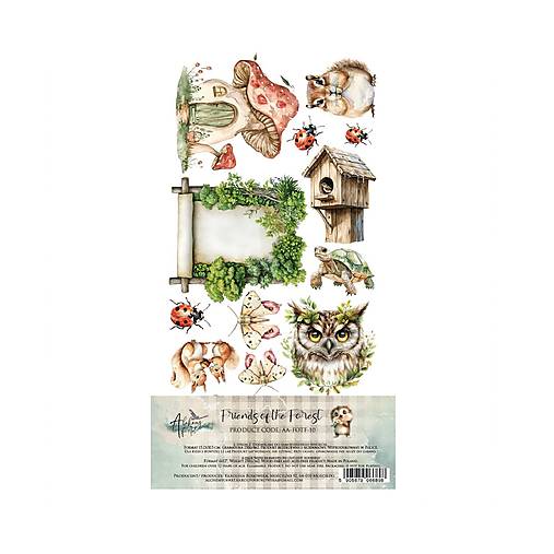 Papier - Scrapbook papier 6x12 Friends of the Forest - 18217983_