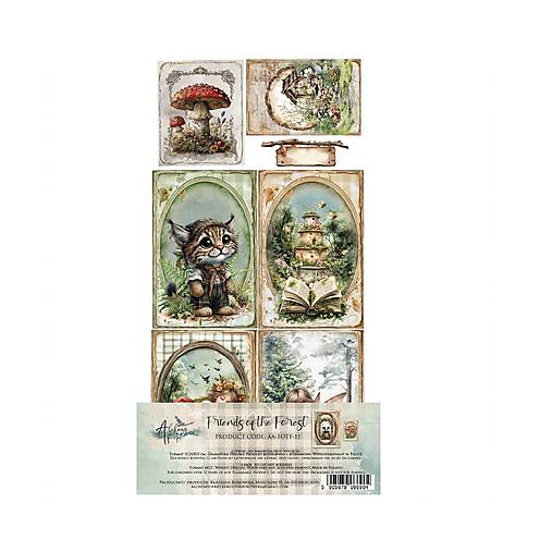 Papier - Scrapbook papier 6x12 Friends of the Forest - 18217993_