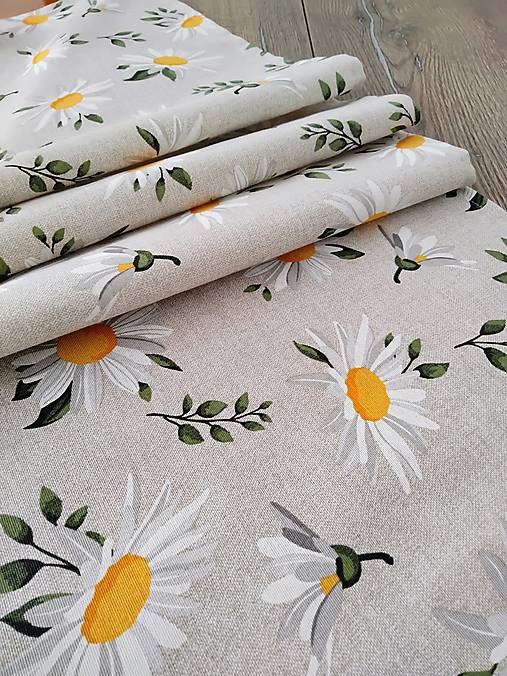 Úžitkový textil - Štóla:Margarétky - 18217456_