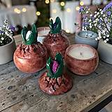 Sviečky - Sójová sviečka Hyacint - 18217648_