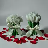 Sviečky - Sójová sviečka TULIPS for YOU - 18217673_