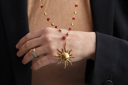 Dlhý náhrdelník jadeit s príveskom