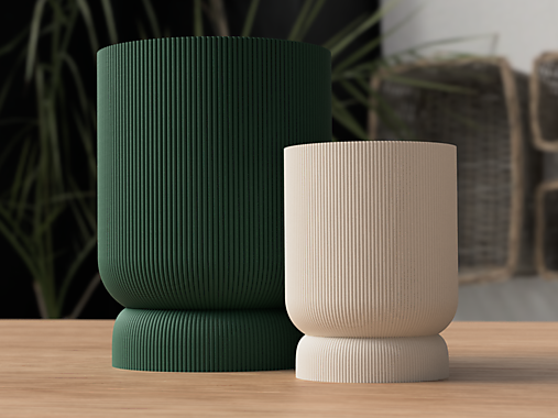 Nádoby - Planter with drip tray - Dvojdielny kvetináč - 18217750_