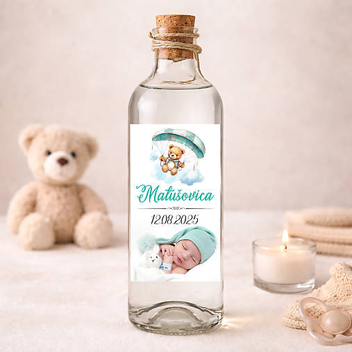 Nálepka na krstinovú pálenku, radostník