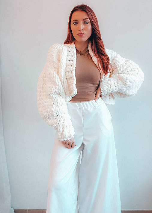 Nohavice - Elegantné viskózové nohavice Bianca - 18218548_