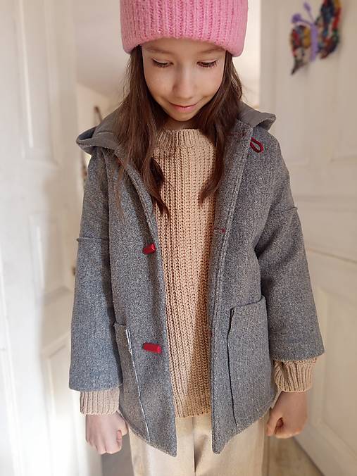 Detské oblečenie - *Detský kabát s kapucňou* - 18219637_