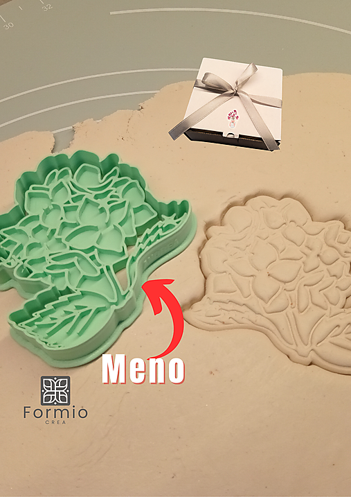 Vykrajovačka s menom – hortenzia | personalizovaná vykrajovačka na sušienky