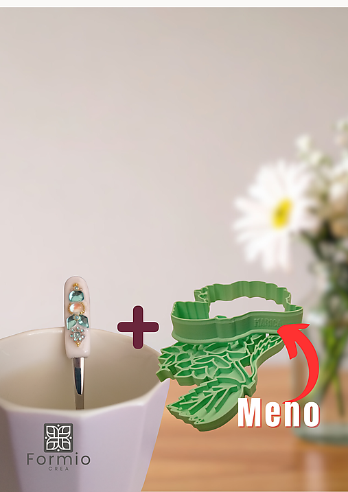 Set vykrajovačka s menom a lyžička, Celestia