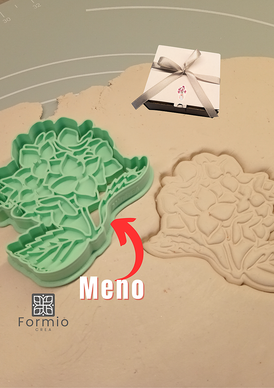 Vykrajovačka s menom – hortenzia | personalizovaná vykrajovačka na sušienky