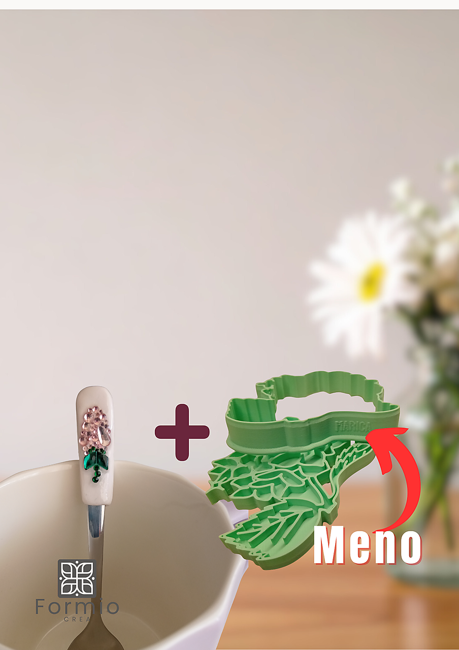 Set vykrajovačka s menom a lyžička, Liriena