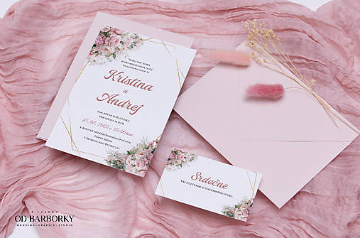 Svadobné oznámenie D#65