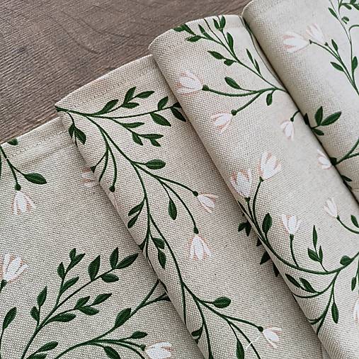 Úžitkový textil - Štóla:popínavé kvietky - 18219239_