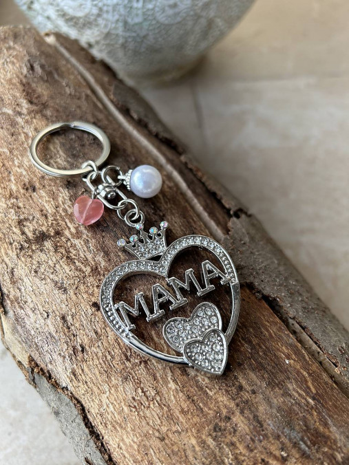 Kľúčenky - kľúčenka, prívesok Mama - 18219991_