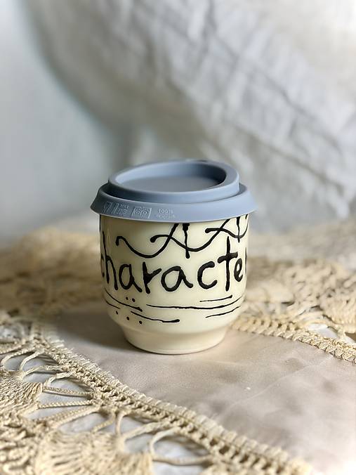 Keramický travel cup main character