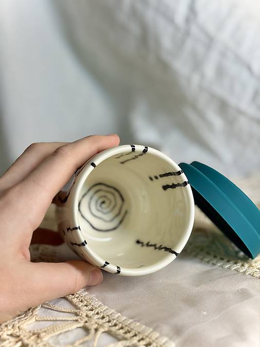 Keramický travel cup Love Peace