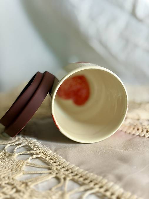 Keramický travel cup LÁSKA