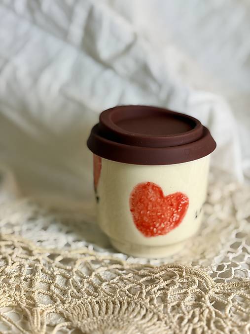 Keramický travel cup LÁSKA