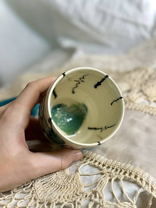 Keramický travel cup Spiral Love