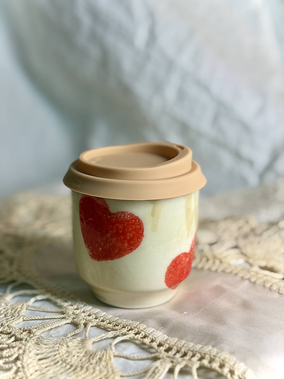 Keramický travel cup Be My Valentine