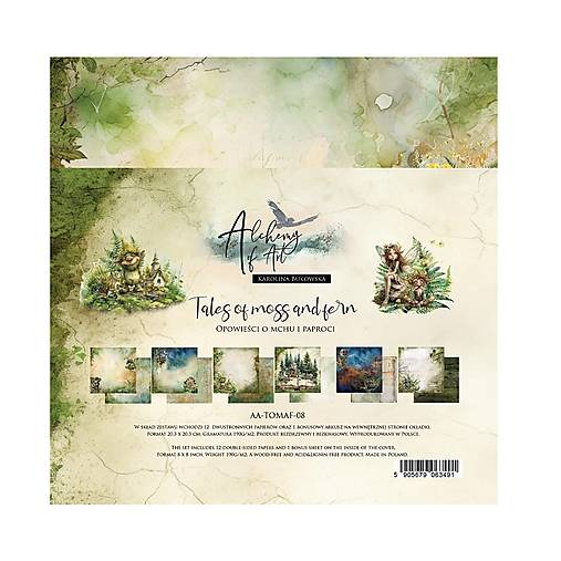 Papier - Scrapbook papier 8x8 Tales of moss and fern - 18220741_