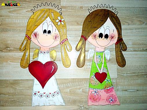 Dekorácie - Anjelik - na zavesenie - 18220328_