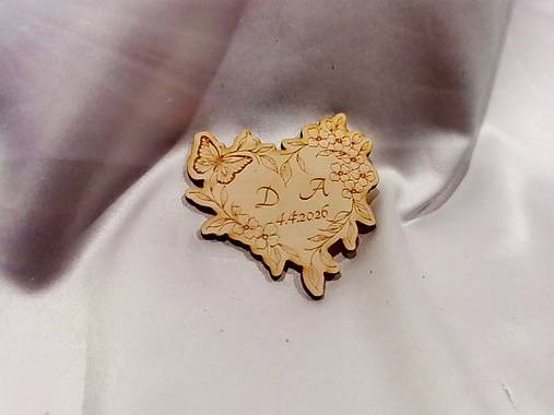 Magnetky - Svadobná magnetka - 18222178_